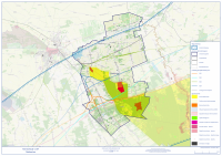 Mapa Gminy Nieborów z proponowanymi wariantami KDP